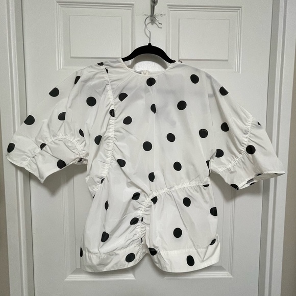 NWT GANNI Polka Dot Top - Picture 6 of 10